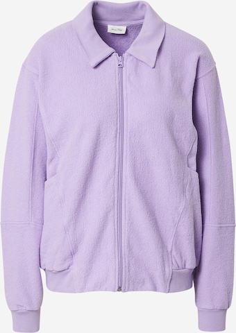 AMERICAN VINTAGE Bluza polarowa 'Lapow' w kolorze fioletowy: przód