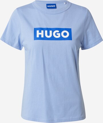 HUGO Тениска 'Classic' в синьо: отпред