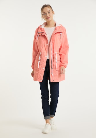 DreiMaster Maritim Between-Seasons Parka in Pink