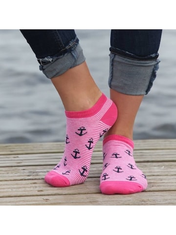 Sokisahtel Sokker 'MERMAID socks' i pink: forside