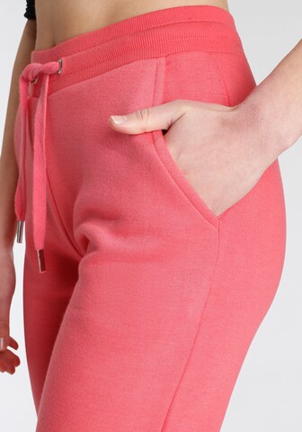 VIVANCE Slimfit Hose in Orange