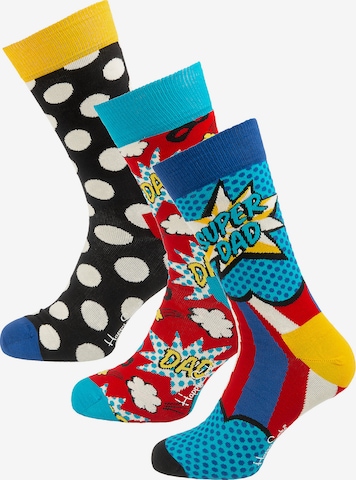 Happy Socks Socken 'Father's Day' in Blau: predná strana