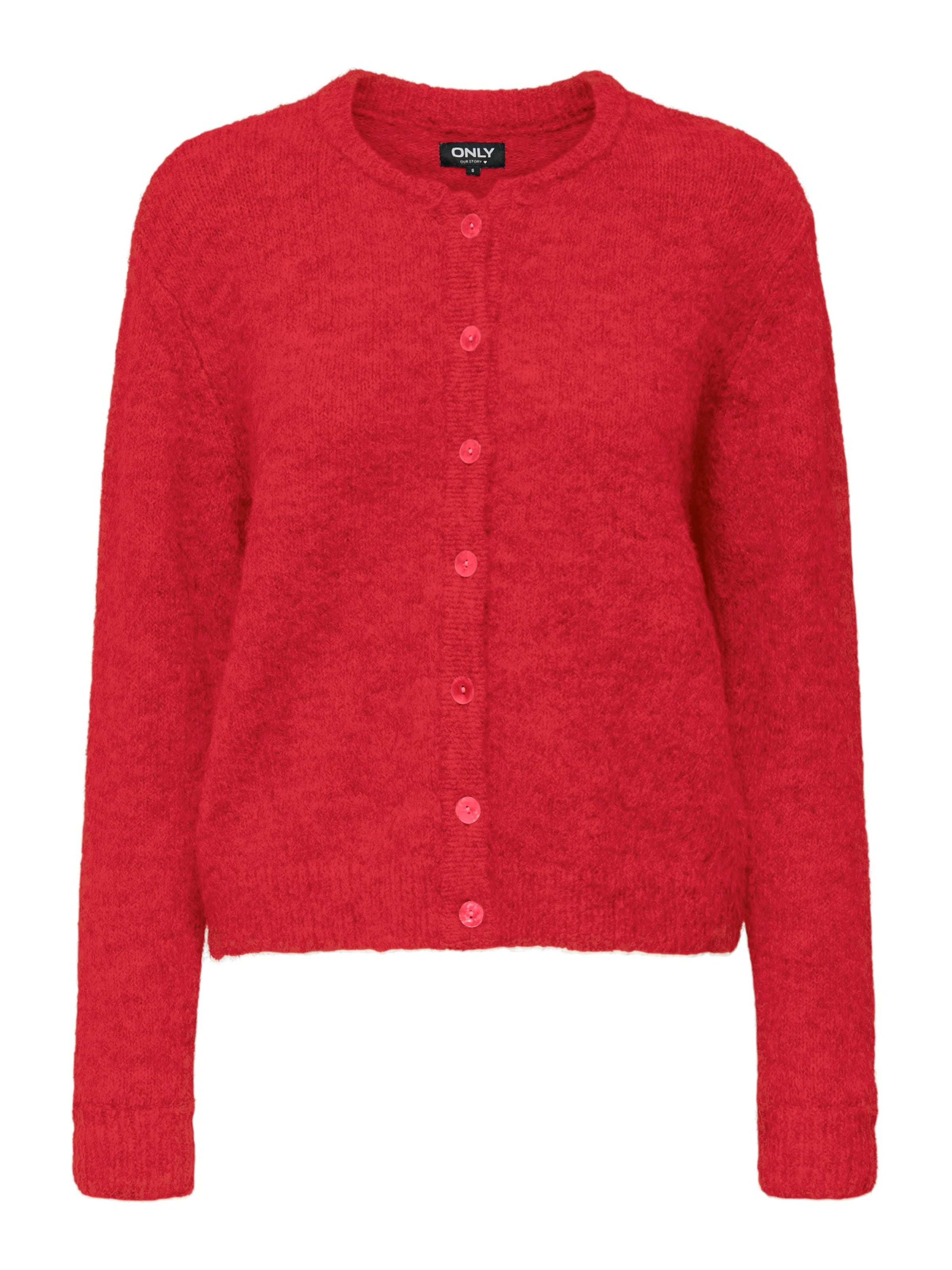 ONLY Kardigan 'ONLMAGGIE' – červená: přední strana