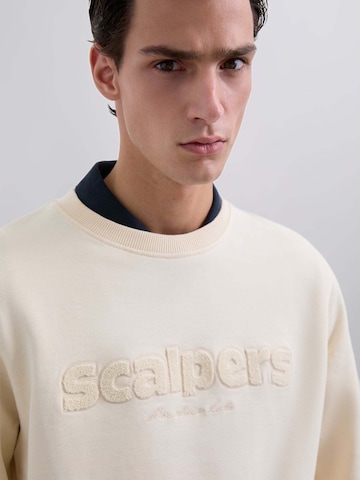 Scalpers Sweatshirt 'Terry' i beige