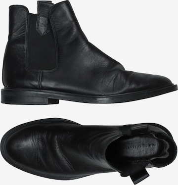 ZARA Stiefelette 38 in Schwarz: Vorderseite