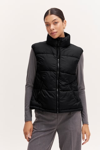 b.young Vest 'Bomina' in Black: front