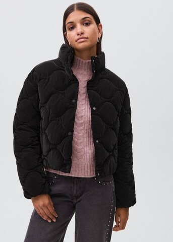 MANGO TEEN Winter Jacket 'Onion' in Black: front