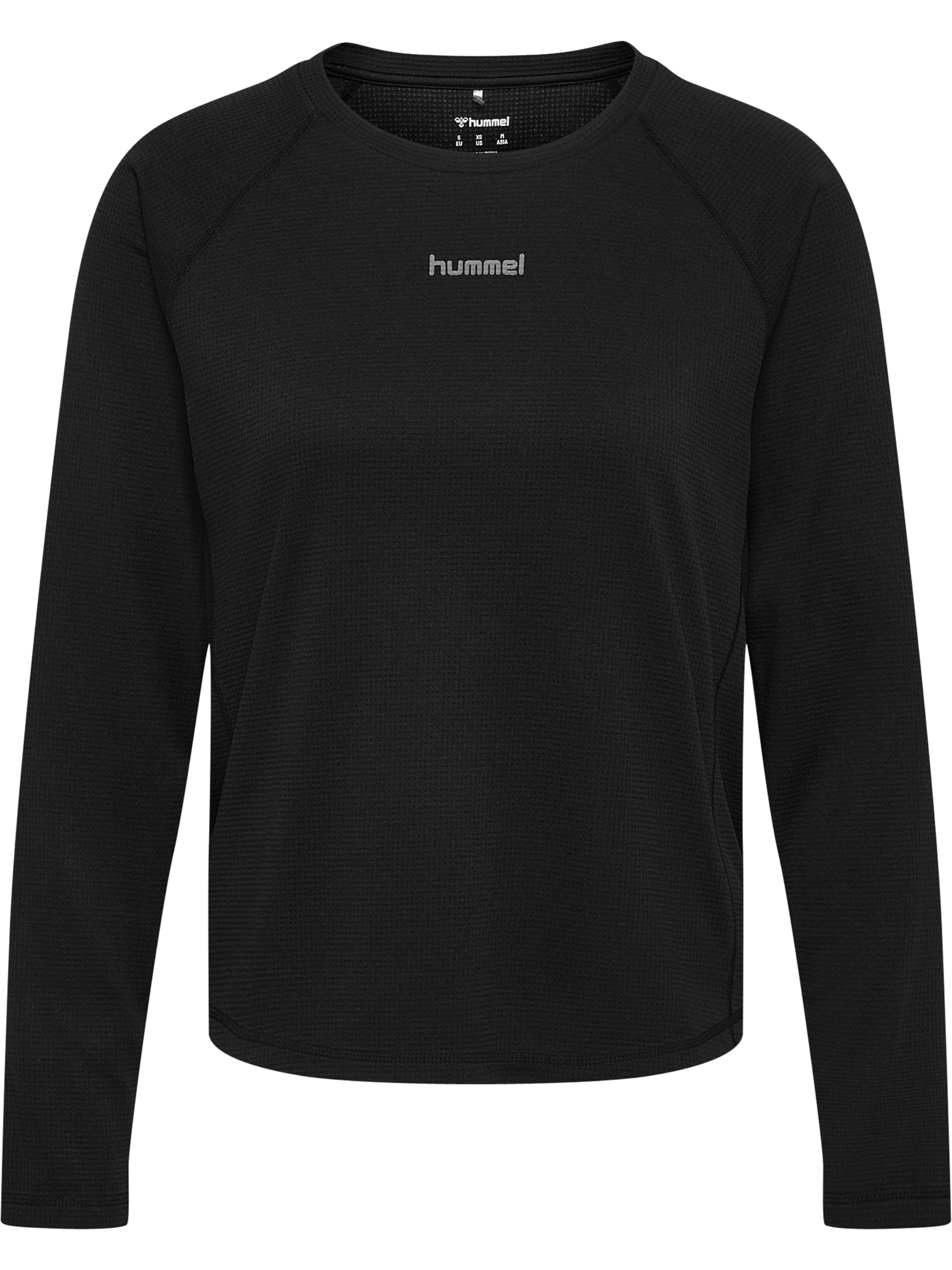Hummel Funktionsbluse 'Momentum' i sort: forside