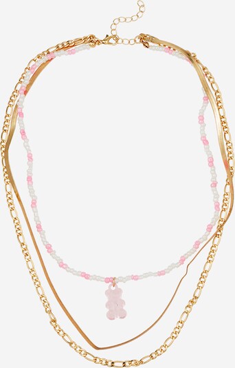 PIECES Necklace 'ALANA' in Gold / Pink / Dusky pink / White, Item view