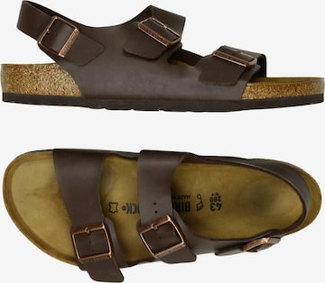 BIRKENSTOCK Sandalen 43 in Braun: Vorderseite
