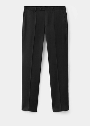 MANGO MAN Slim fit Pants 'Amalfi' in Black