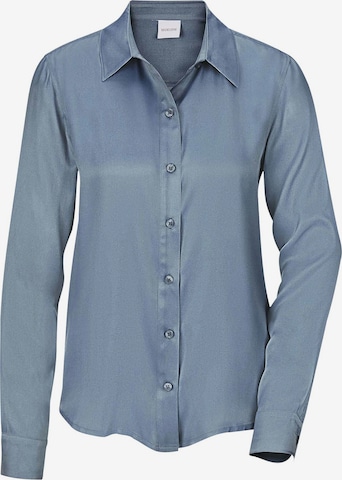 Chemisier MADELEINE en bleu : devant