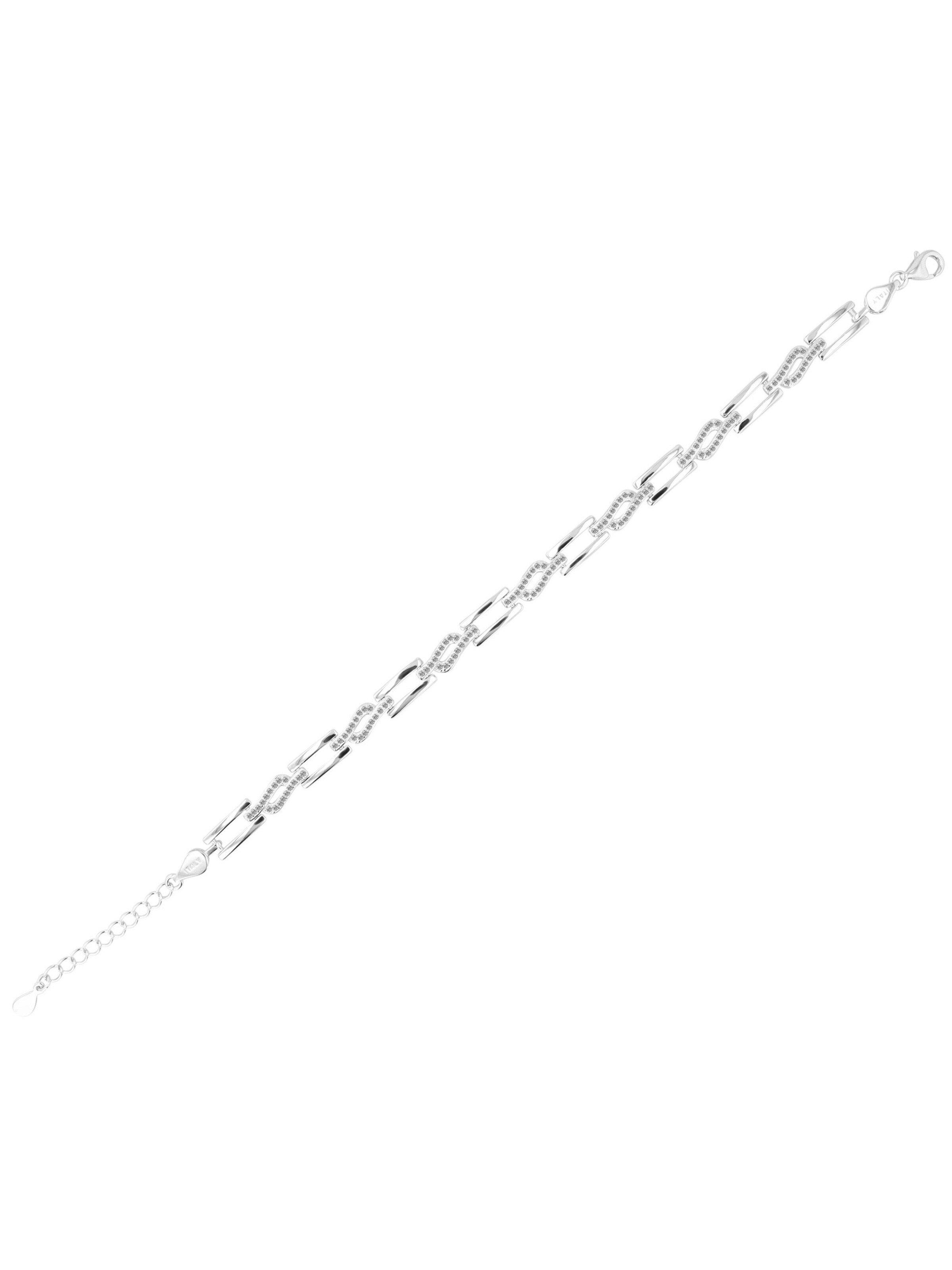 Akzent Bracelet 'Bruna' in Silver