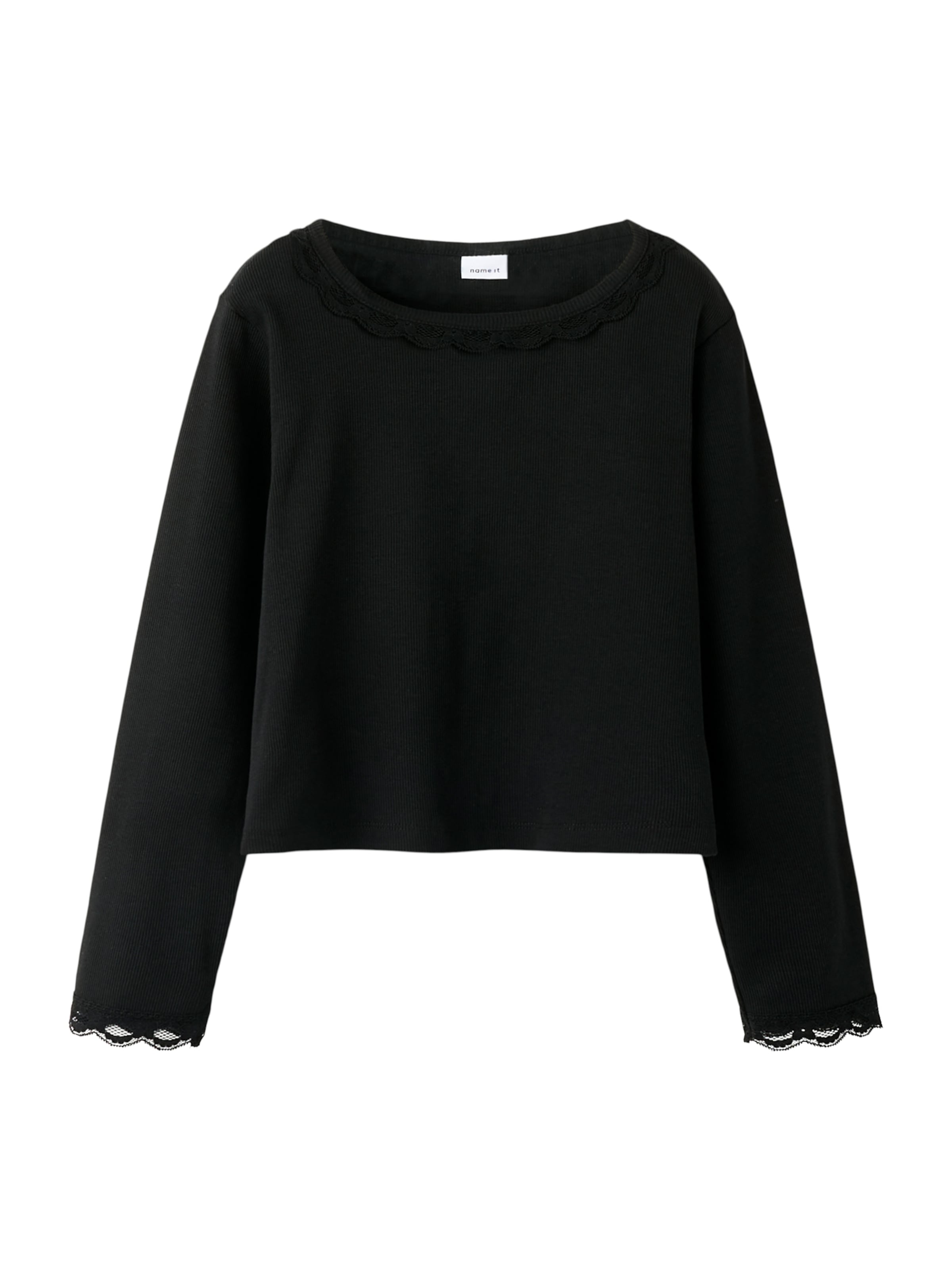 NAME IT Shirt 'NKFBELISA' in Black: front