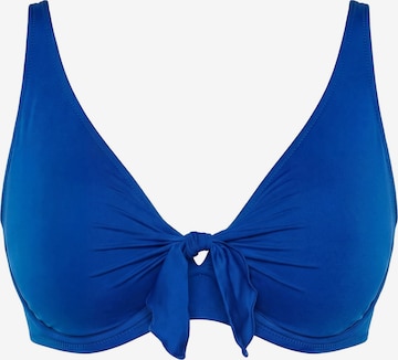 Vivisence Bikinitop '3202' in Blau: Vorderseite