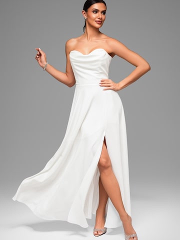 Ombre Evening dress in Beige