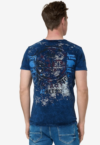 Rusty Neal T-Shirt in Blau