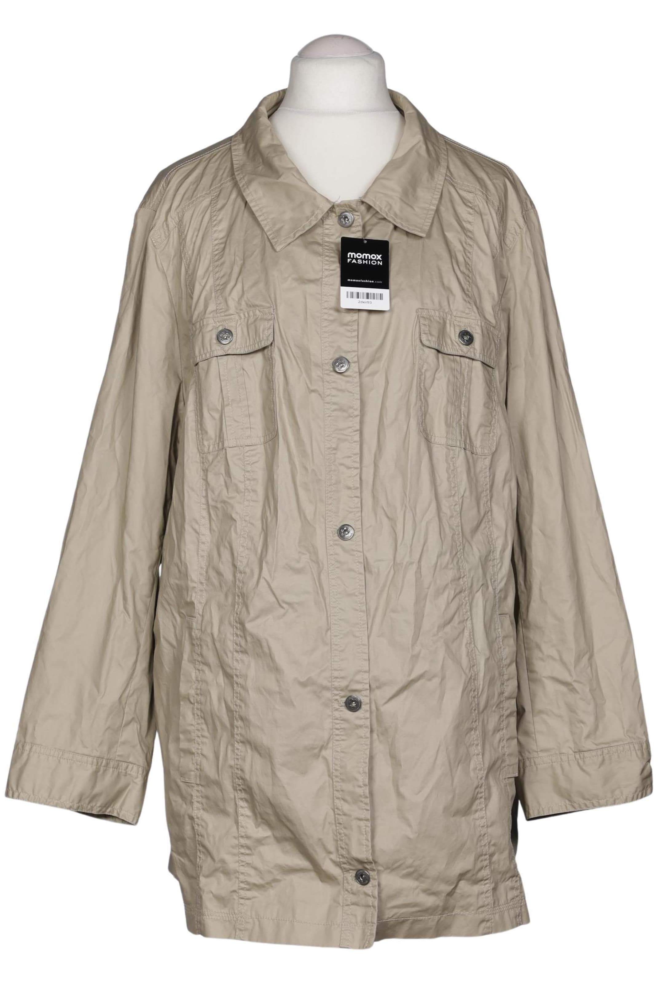 Ulla Popken Jacke 9XL in Beige: Vorderseite