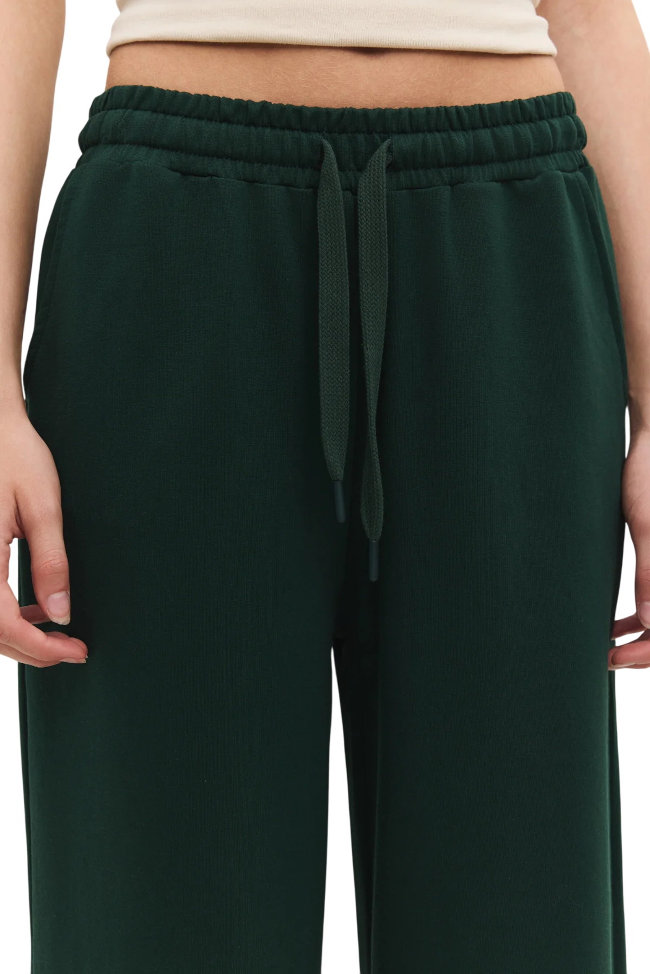 No Matter What Wide leg Broek in Groen