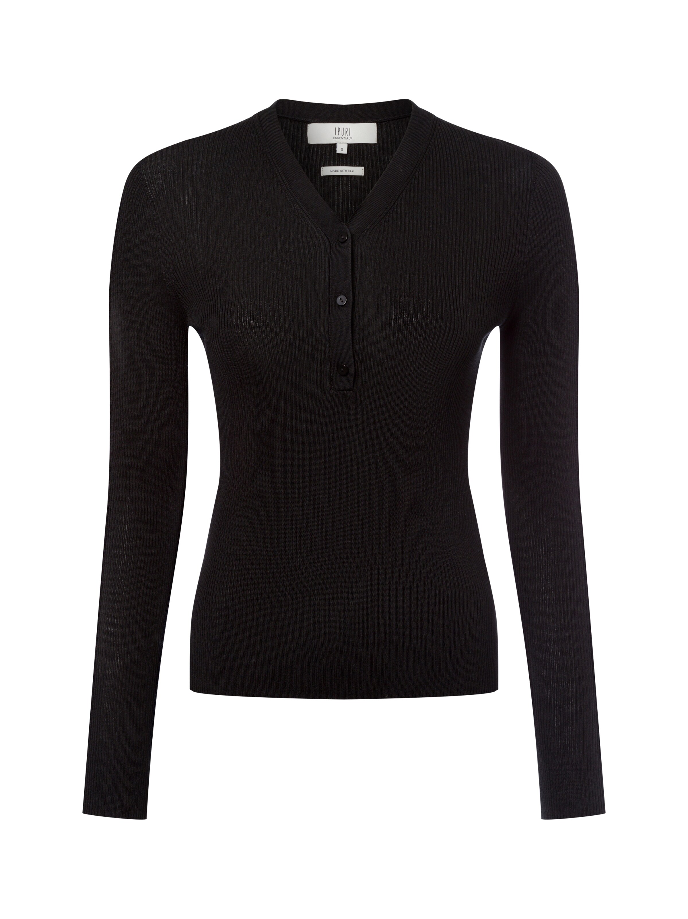 Ipuri Pullover in Schwarz: Vorderseite
