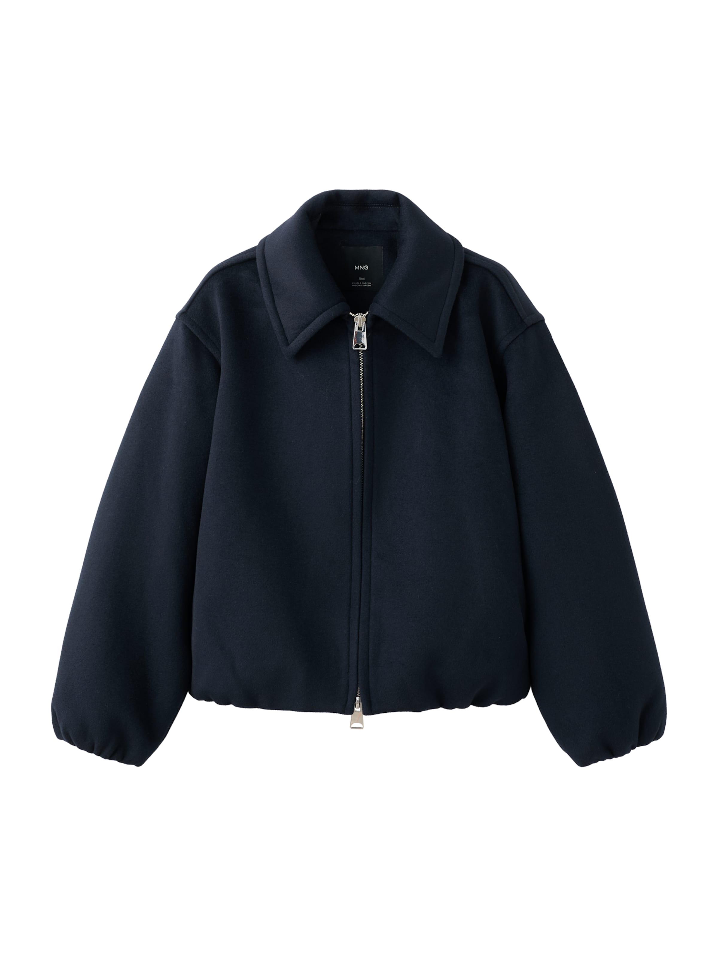 MANGO Jacke 'Vik' in Blau: Vorderseite