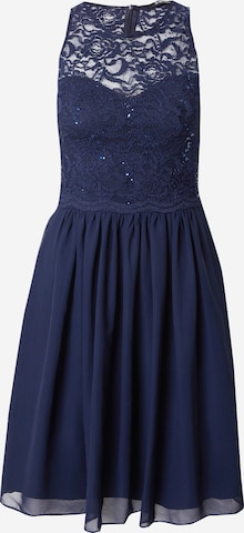 SWING - Vestido de cocktail em azul: frente