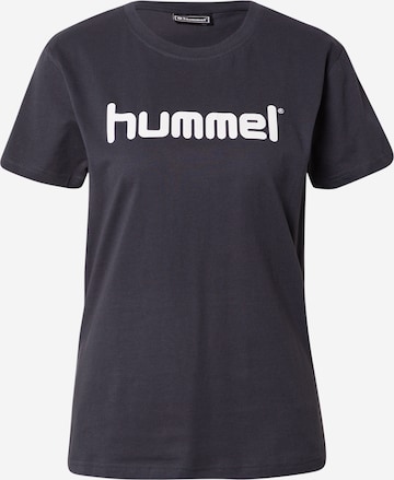 T-shirt Hummel en bleu : devant