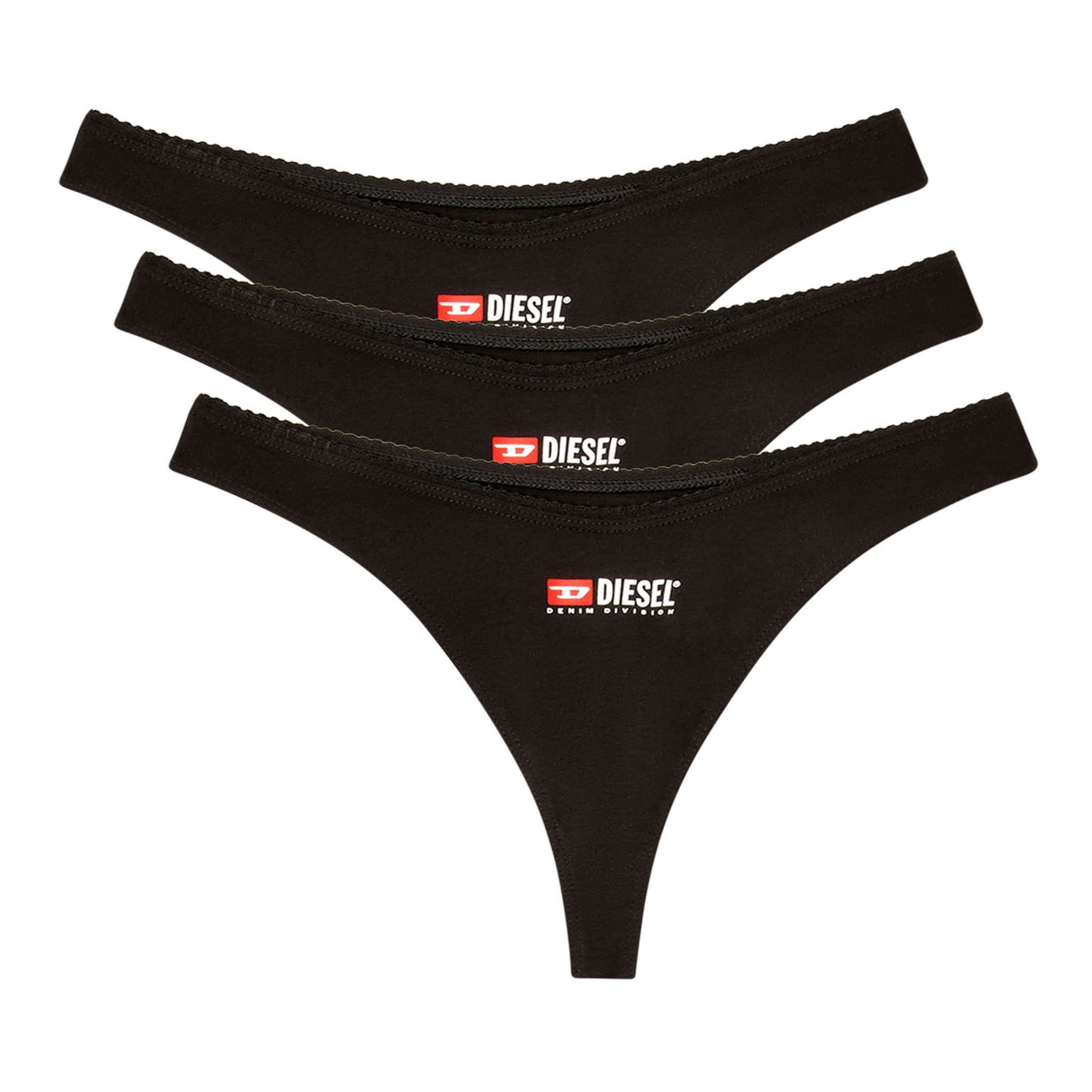 DIESEL - Tanga en negro: frente