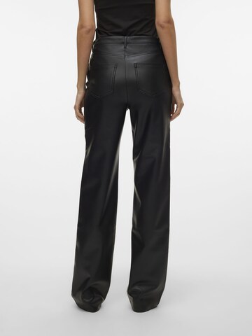 VERO MODA Wide Leg Bukser 'Tessa' i sort