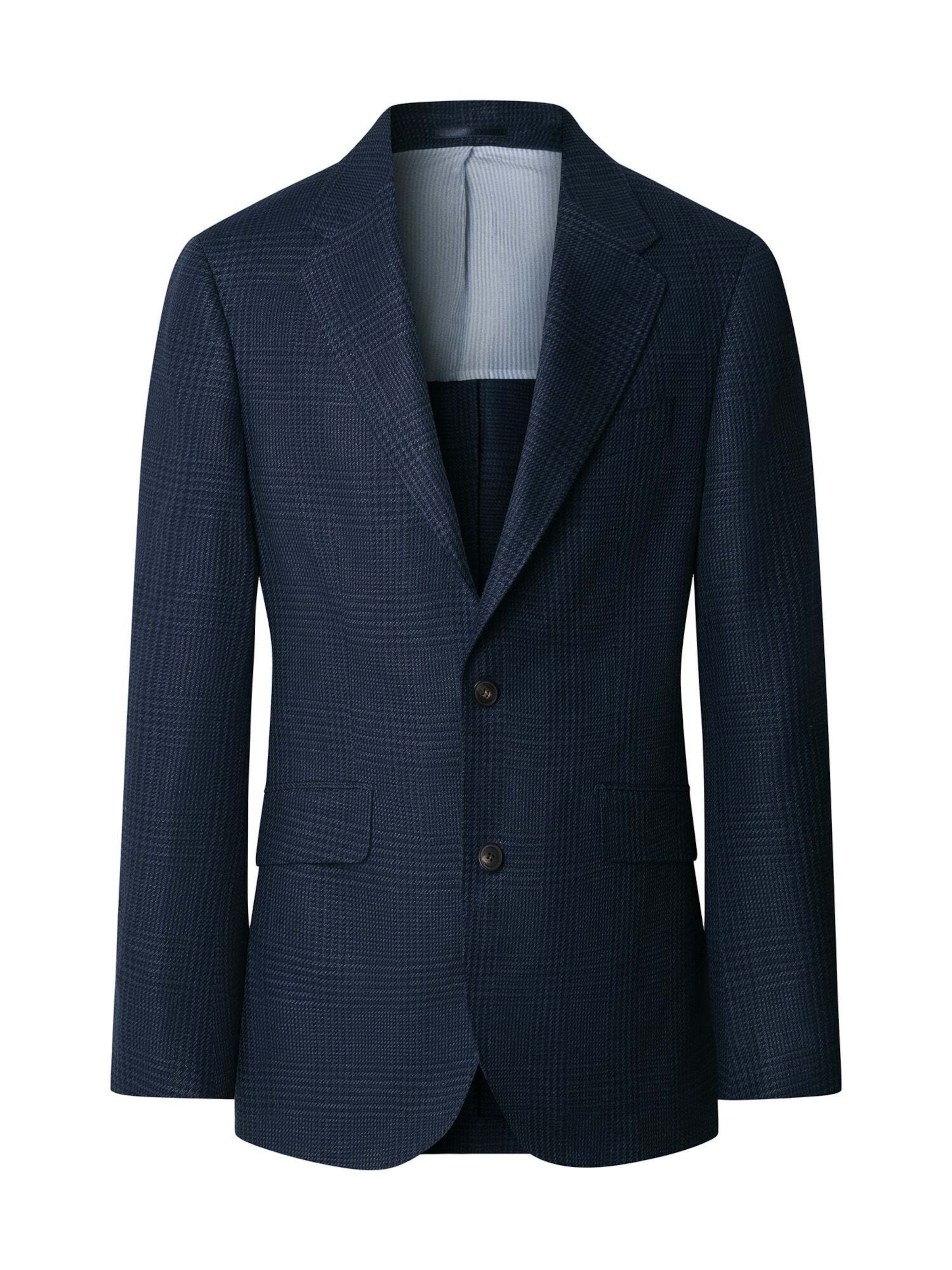 Coupe regular Veste de costume Hackett London en bleu : devant