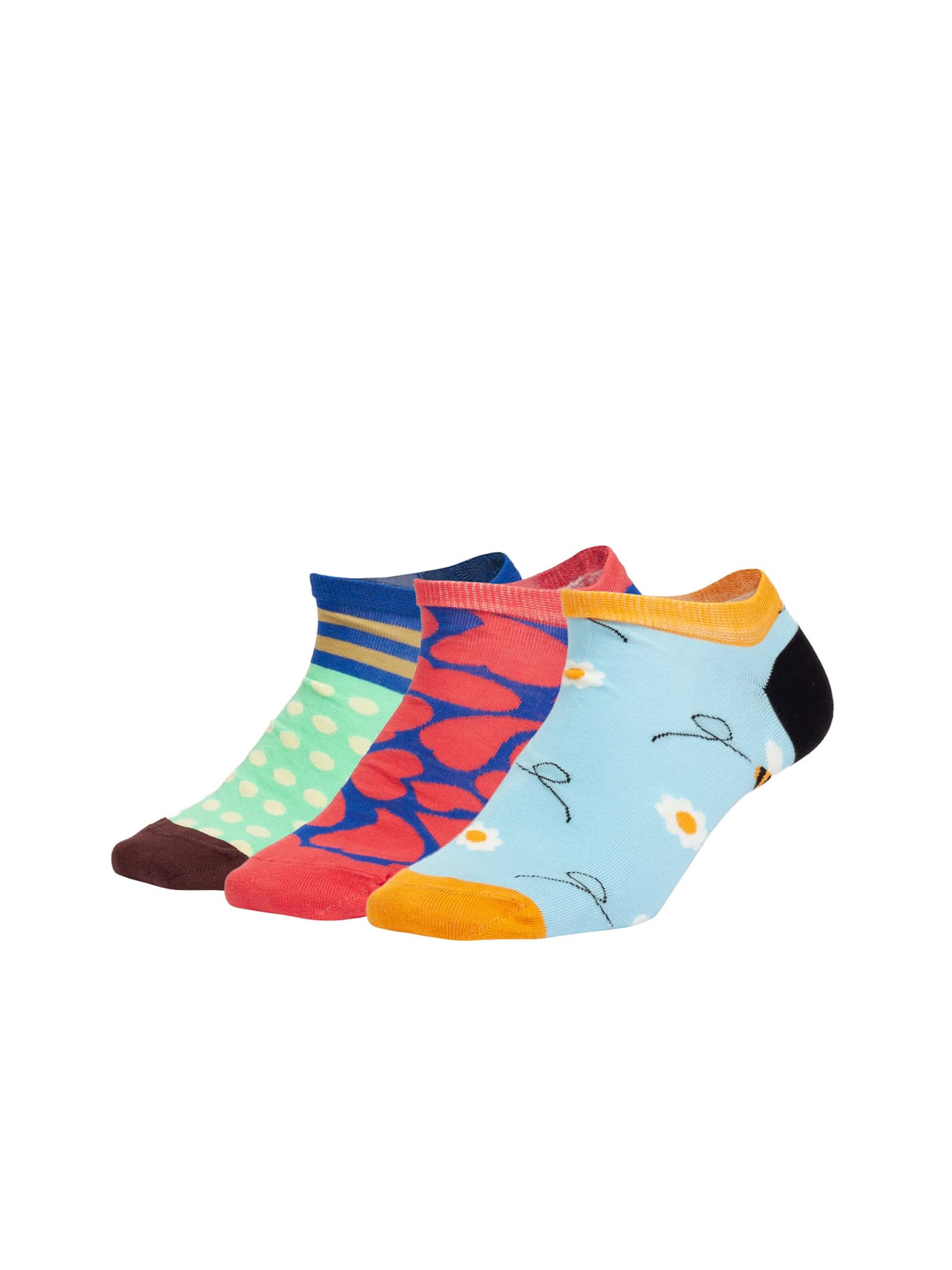 DillySocks Sokker 'Short Bee Love' i blandingsfarvet: forside