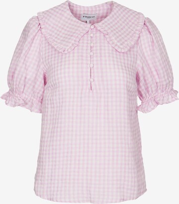 Camicia da donna 'BEVERLY' di FRNCH PARIS in lilla: frontale