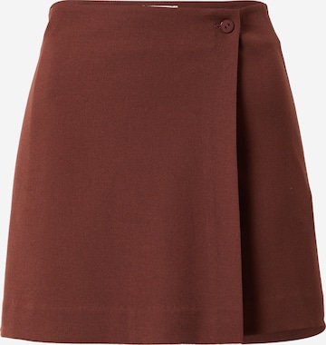 Kendall for ABOUT YOU Skirt 'Dion' in Brown: front