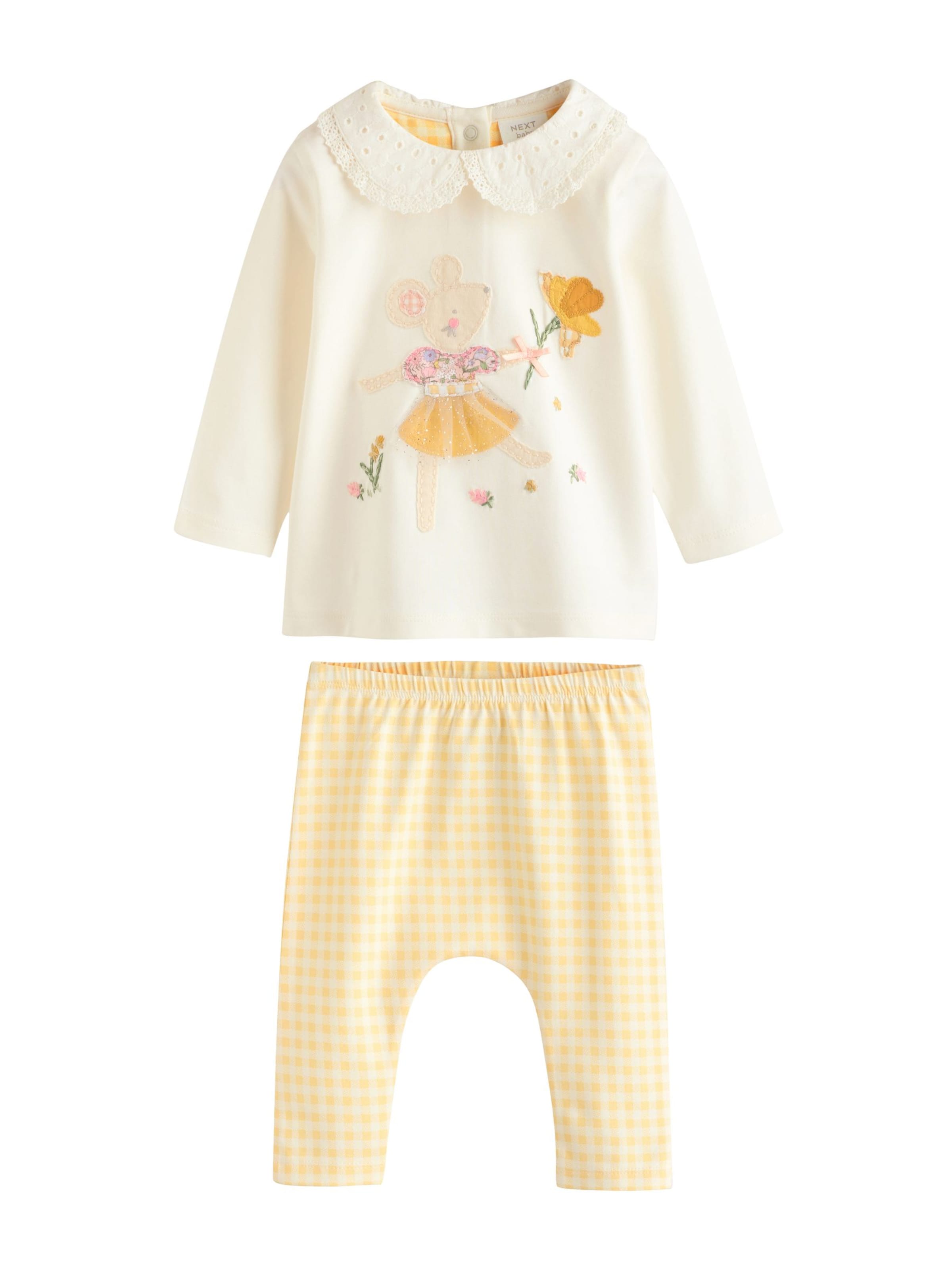 Next - Conjunto en beige: frente