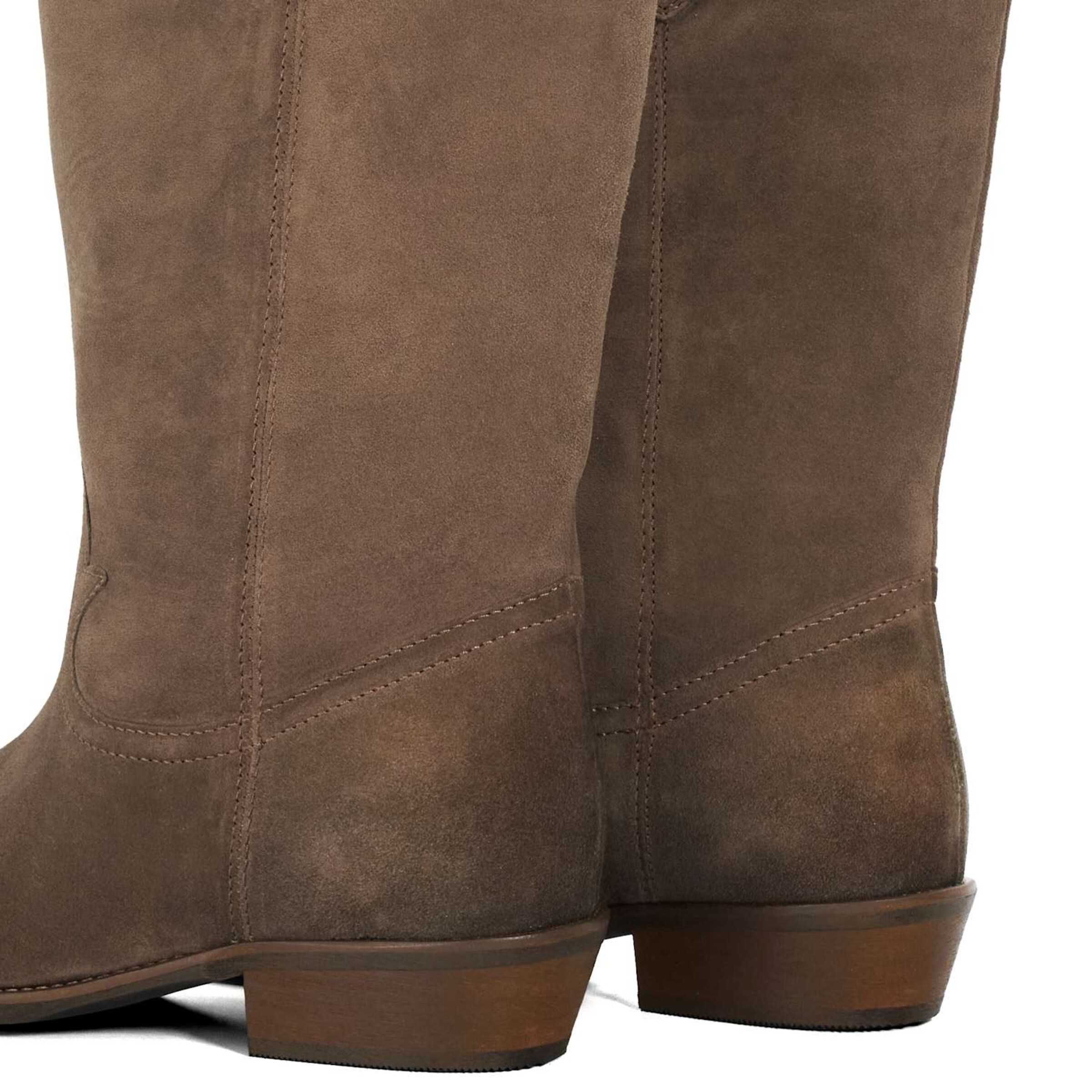 Dune LONDON Cowboystiefel 'Prickles' in Braun