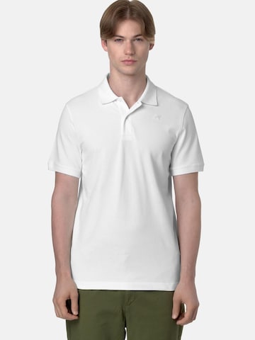 T-Shirt 'K-WAY AMEDEE PIQUE SLIM T-Shirt e Polo' K-Way en blanc : devant