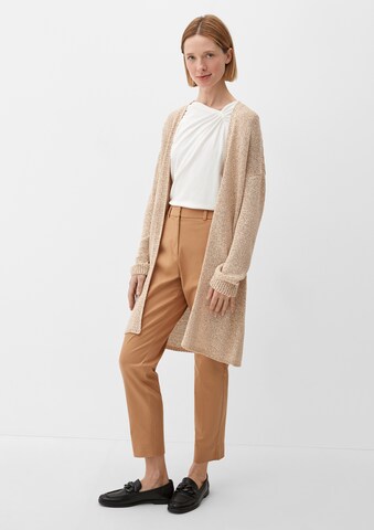 s.Oliver BLACK LABEL Knit Cardigan in Beige