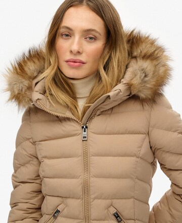 Manteau mi-saison 'Fuji' Superdry en beige