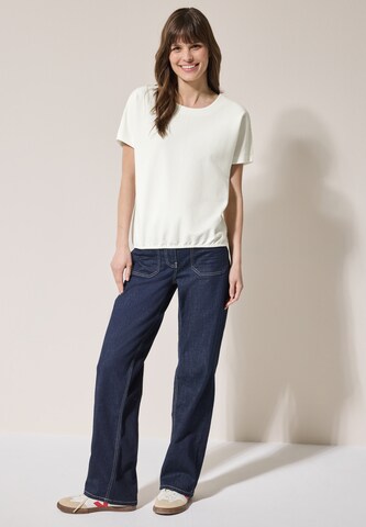 CECIL T-Shirt mit Struktur in Weiß