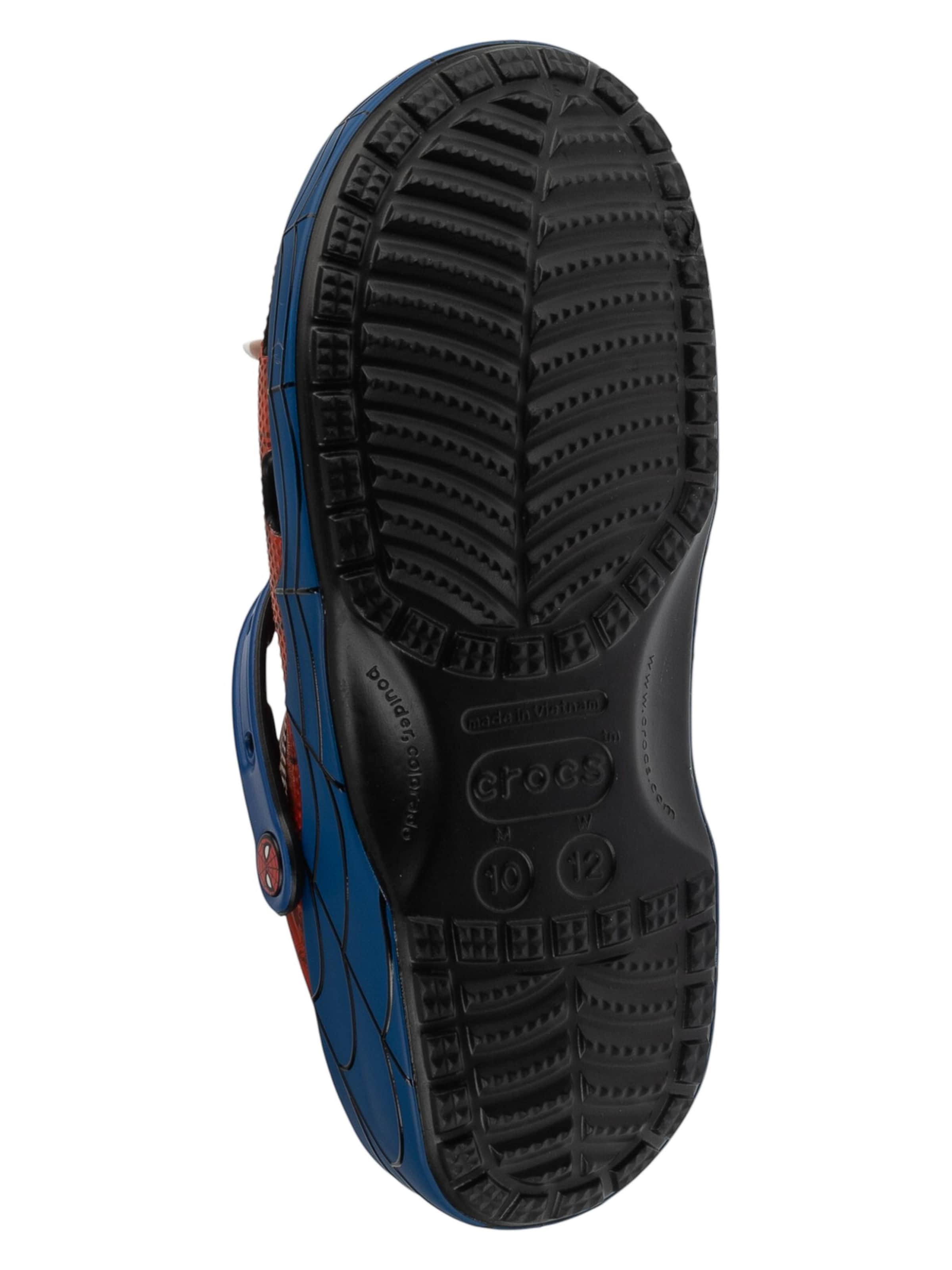 Crocs Clogs 'Classic Spiderman Web'‌ in Rot
