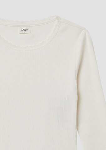 T-Shirt s.Oliver en blanc