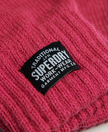 Superdry Full Finger Gloves in Pink