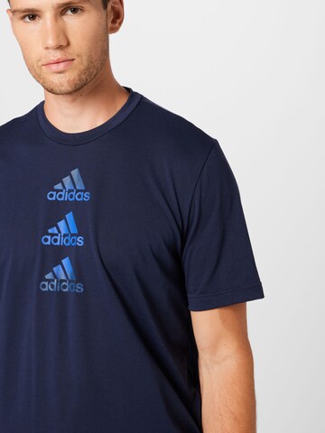 T-Shirt fonctionnel 'Designed To Move Logo' ADIDAS SPORTSWEAR en bleu