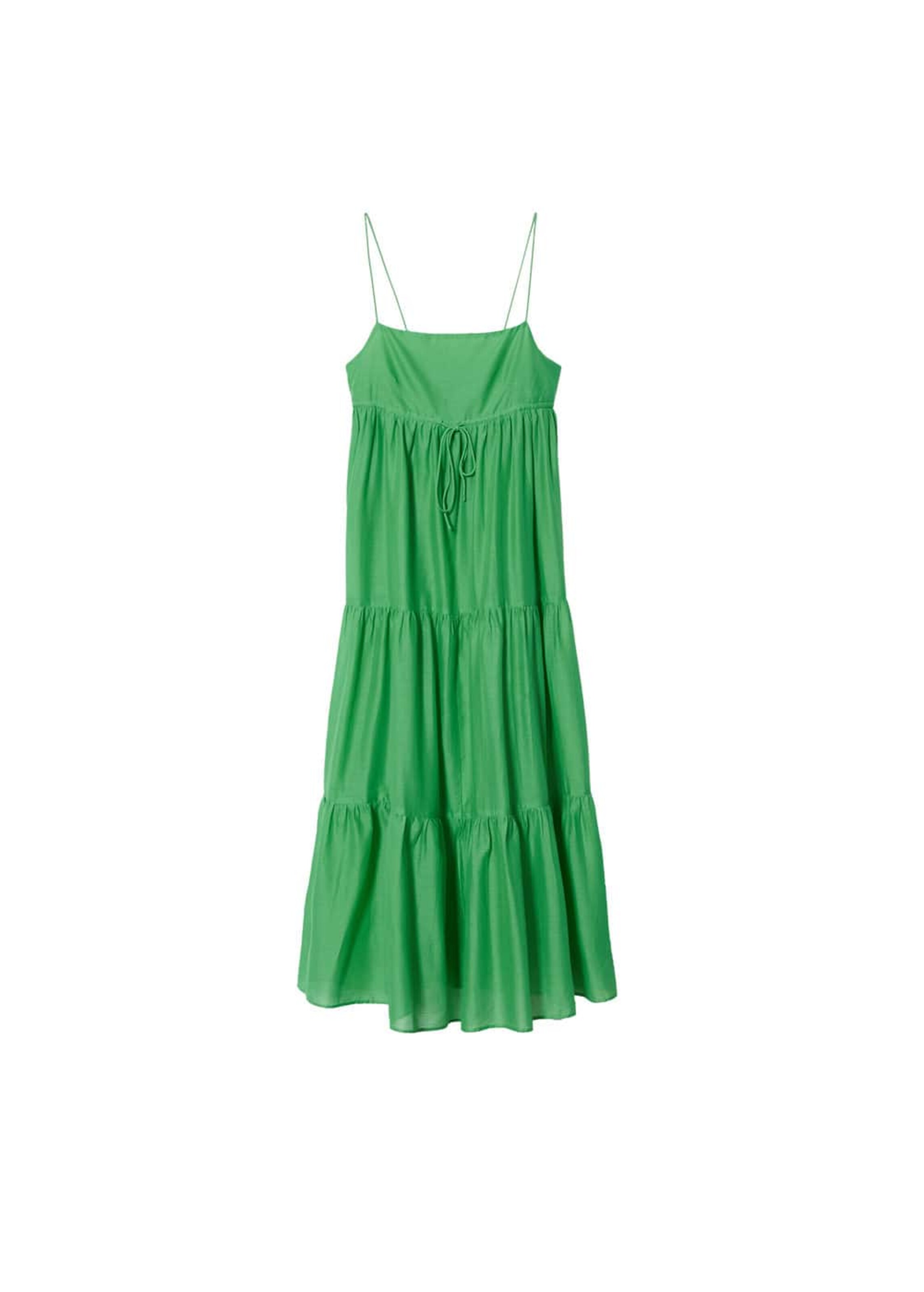 Rochie 'Zamora' de la MANGO pe verde: față