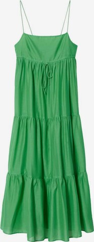 MANGO Obleka 'Zamora' | zelena barva: sprednja stran