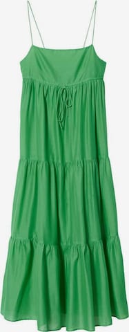 MANGO Sukienka 'Zamora' w kolorze zielony: przód