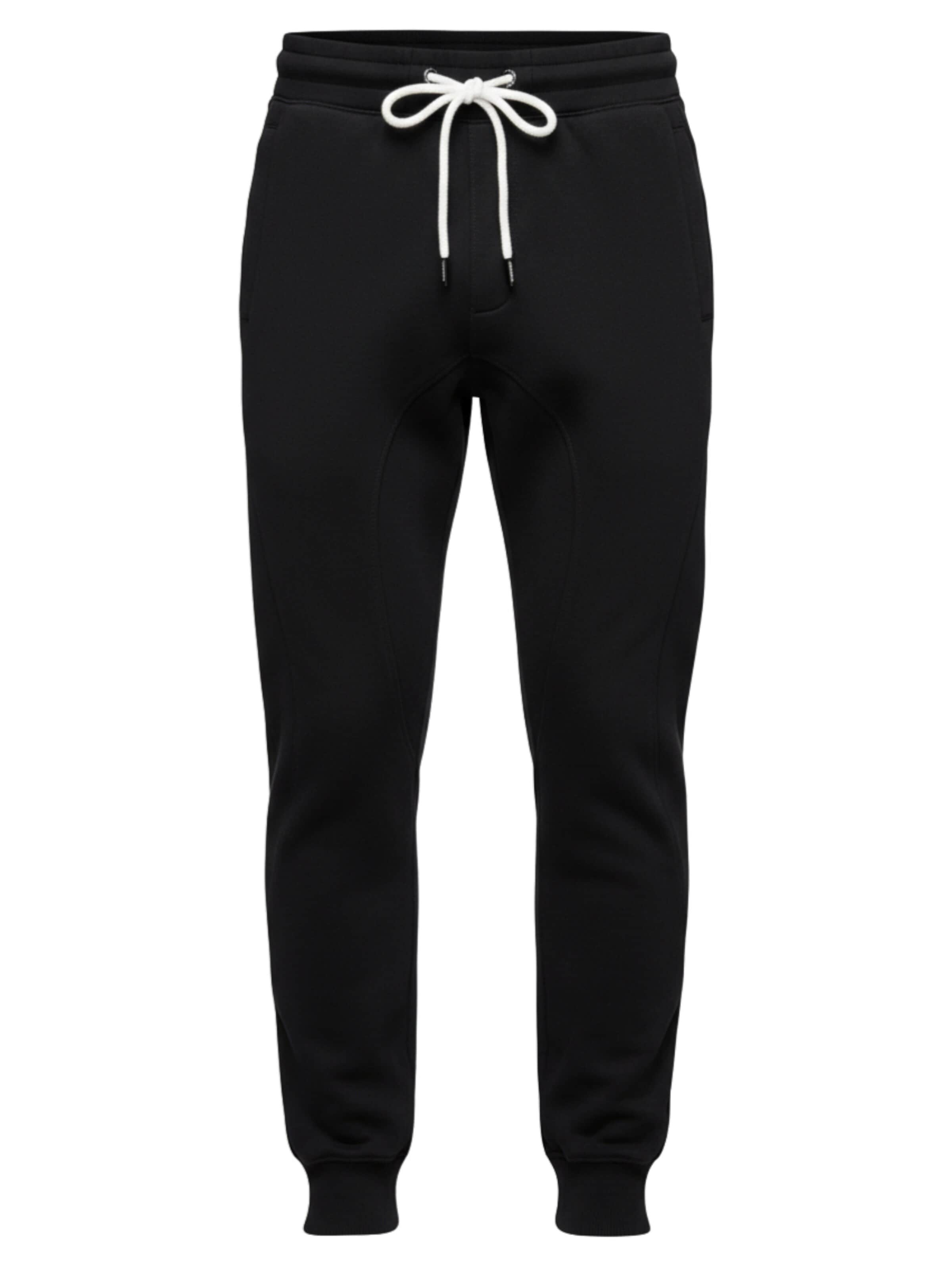 Pantalon de sport Ombre en noir : devant