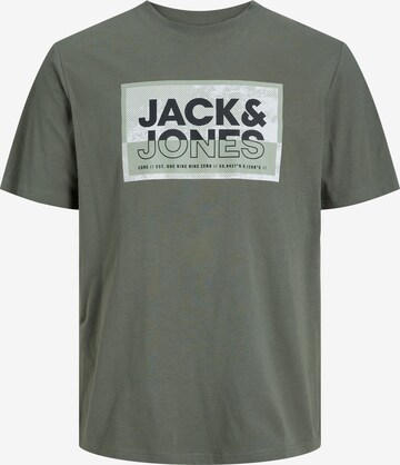 Maglietta 'LOGAN' di JACK & JONES in verde: frontale