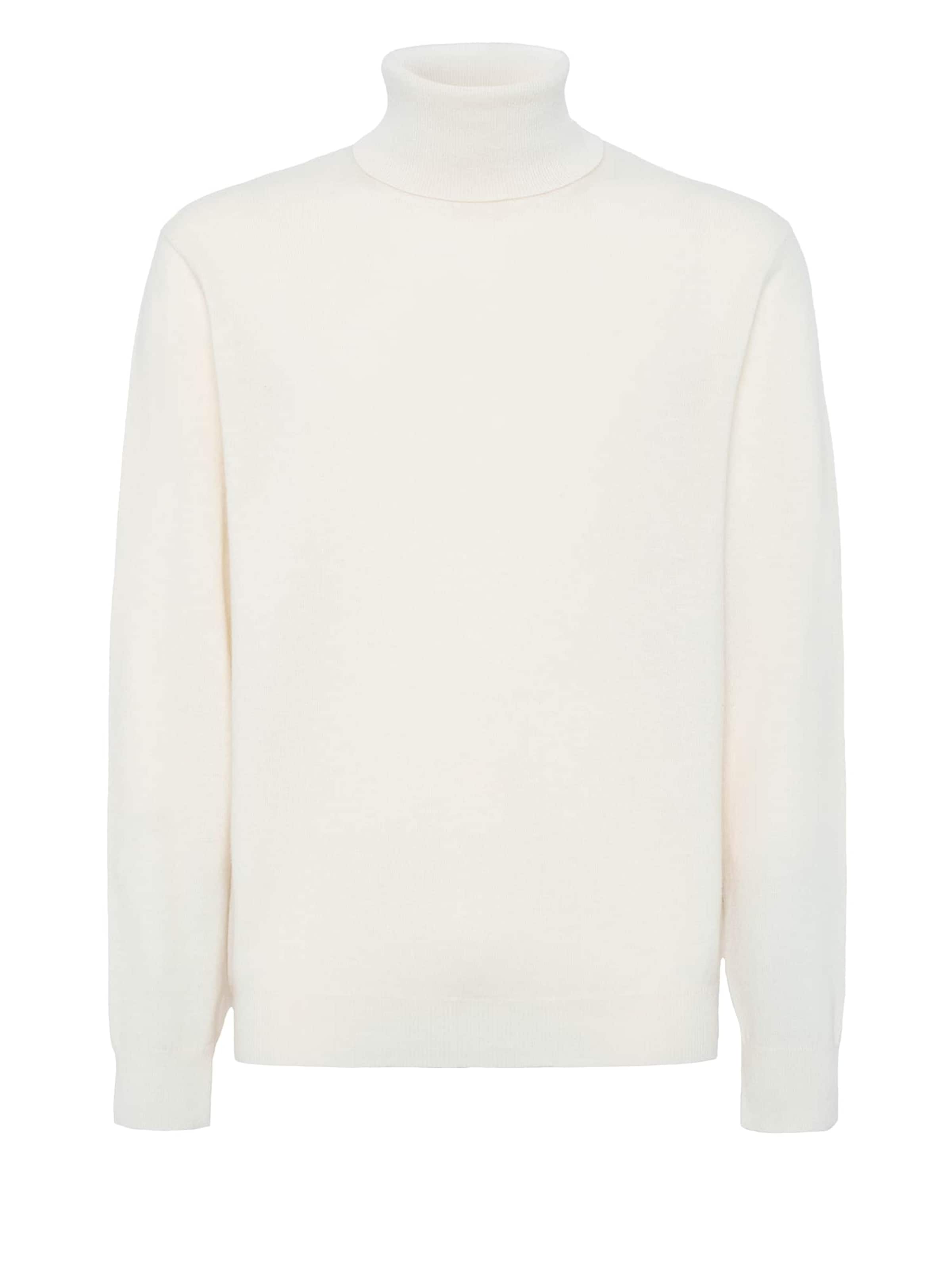 Pull-over Boggi Milano en blanc : devant