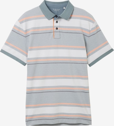 TOM TAILOR Shirt in de kleur Grijs / Pasteloranje / Zwart / Wit, Productweergave